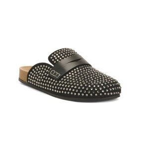 J.W. ANDERSON Black Made In Italy Suede Studded Mules